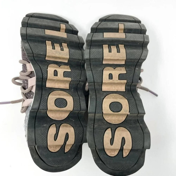 Sorel Kinetic  Lace Gradient Sneaker Runner Purple Sage Sz 7 - Picture 13 of 13